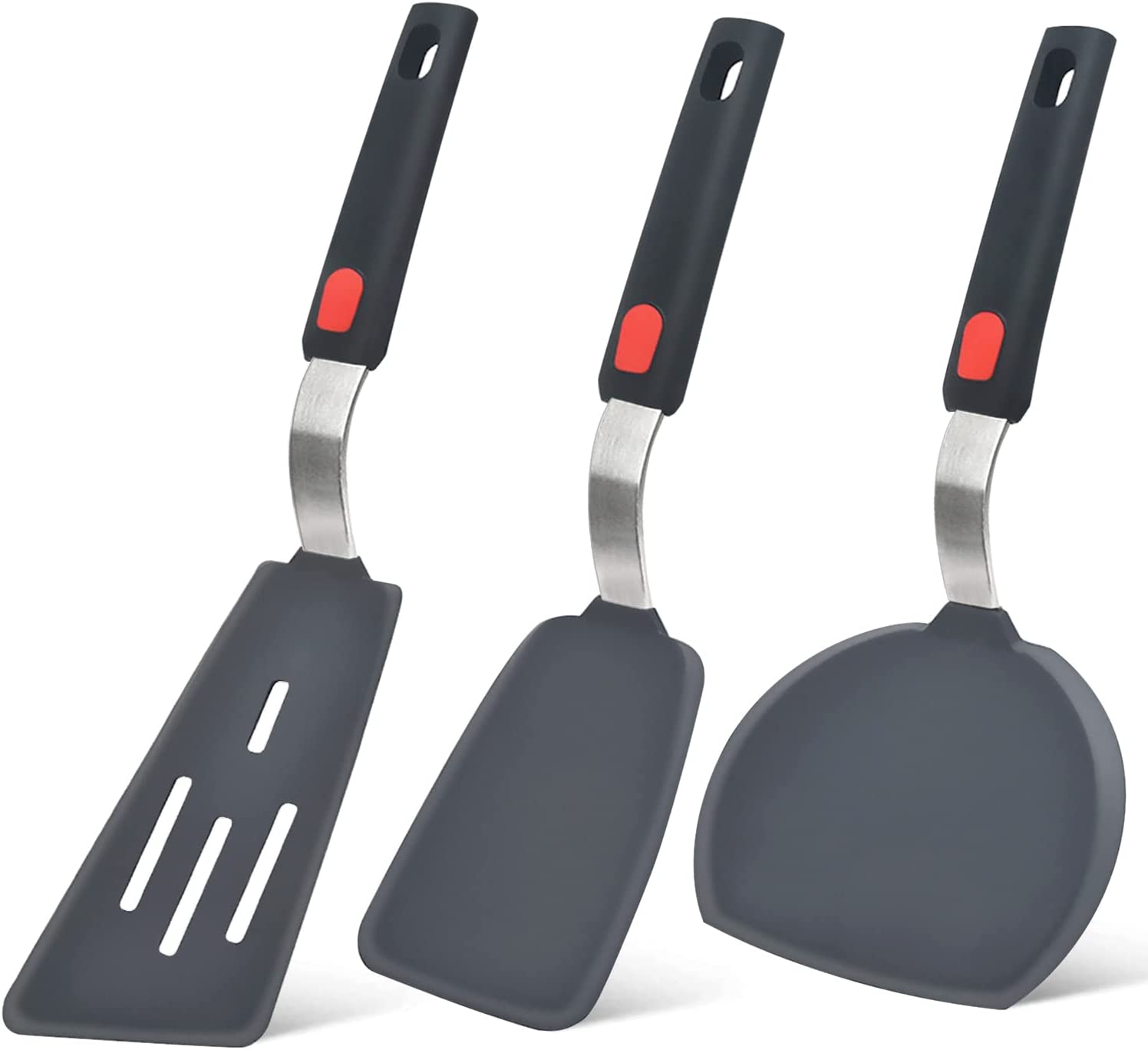 Silicone Spatula Turner Cooking for Nonstick Cookware Flexible Kitchen Utensils BPA Free Wholesale Pancake Batter Dispenser