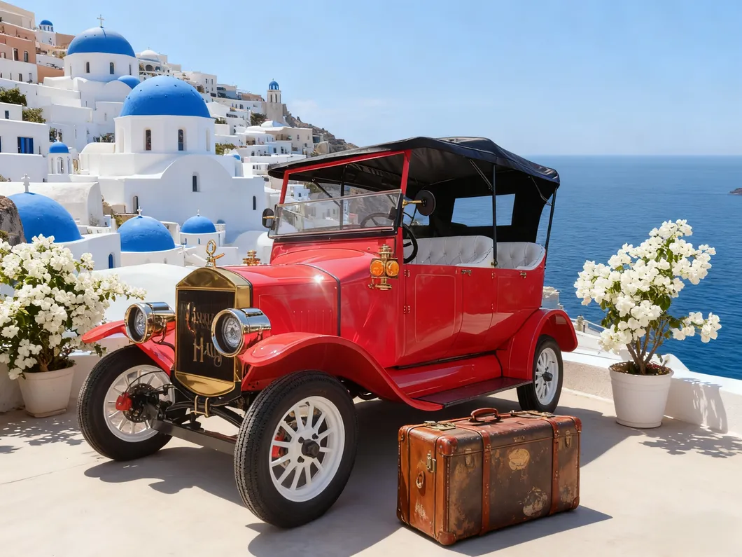 Red Vintage Electric Moke