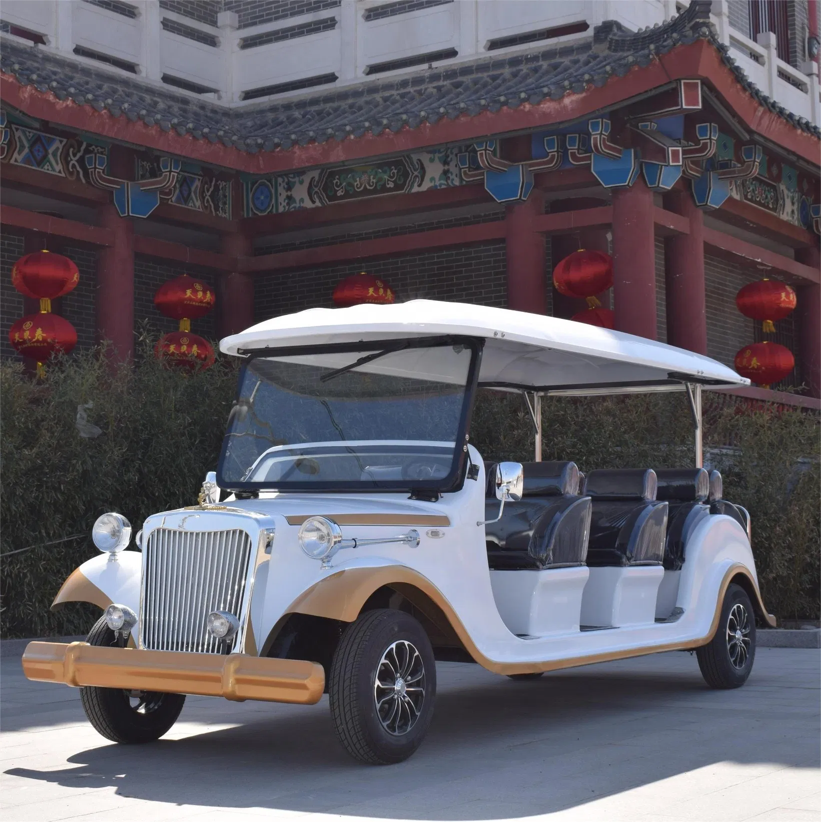 Luxury Retro-Style 11 Seaters Vintage Car