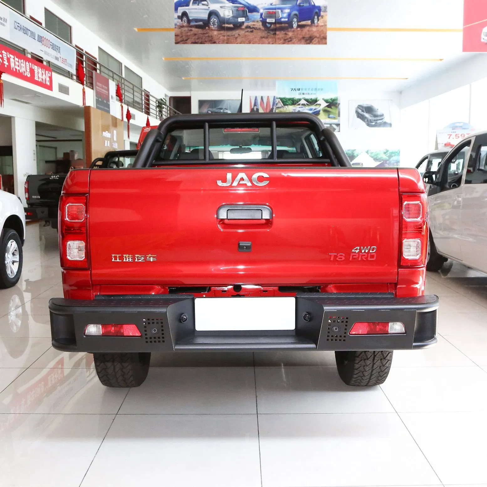 2024 Hot Selling JAC Pickup T8 2.0t 4X4 4X2 Used Vehicles Cheap Price Delivery Truck