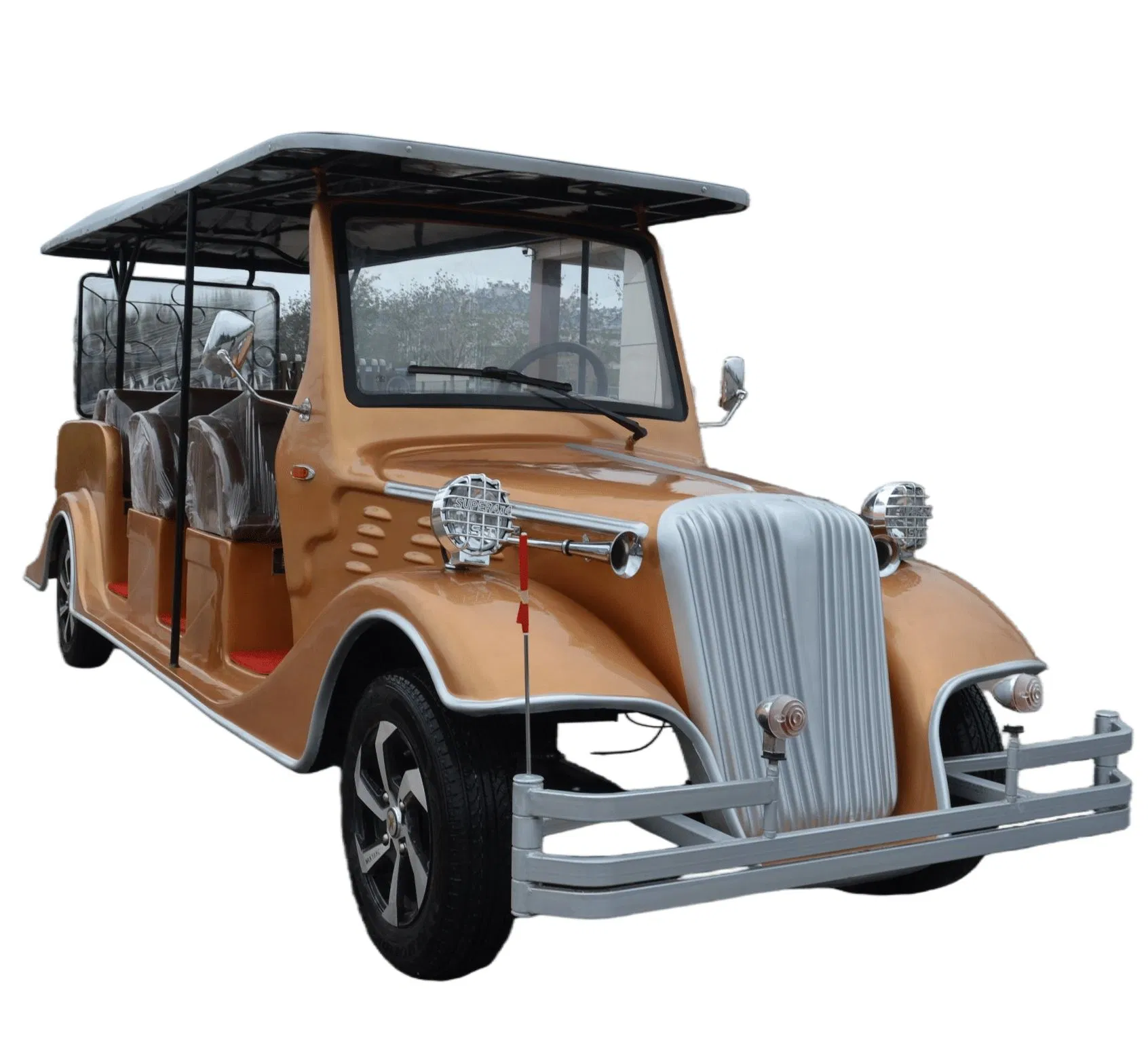 Factory Vintage Retro Travel Sightseeing 8 Seats Electric Classic Car