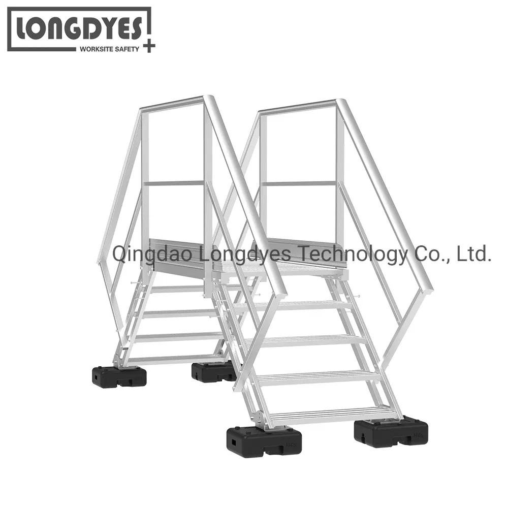 Crossovers with Platform for Access Across Cable Trays and Ducts