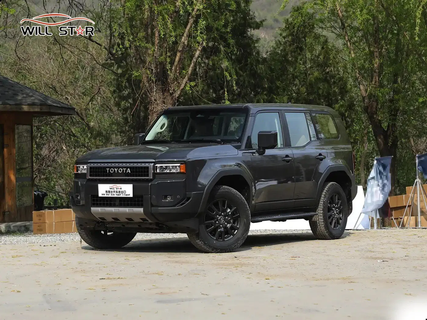 Toyota Land Cruiser Prado Twin-Engine Hybrid SUV used New Car High Speed Automatic off-Road Vehicle