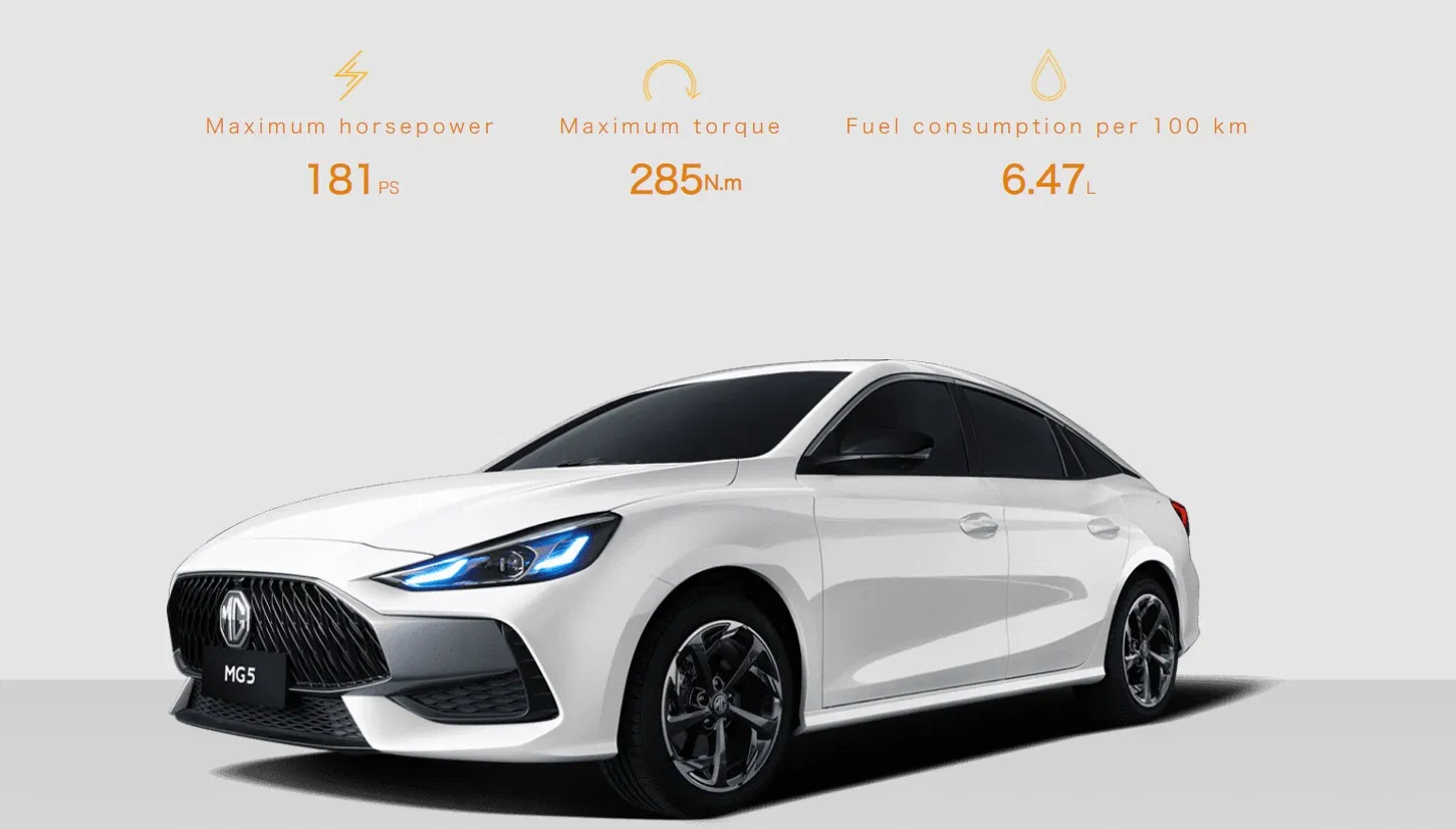 Hot China 2022 2023 Gasoline Car Mg5 New Used Car Special Compact Family Sedan Cheap Unused Cheap Used Cars