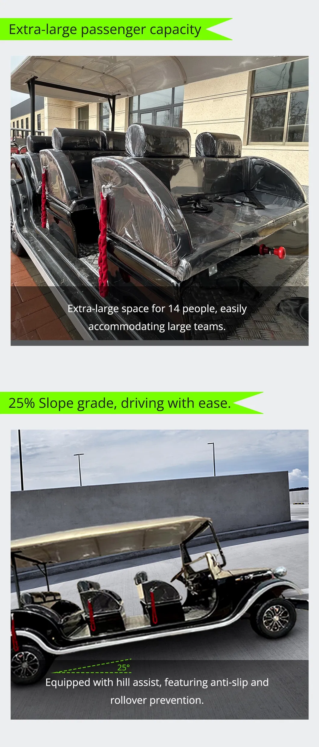 Electric Sightseeing Bus Interior