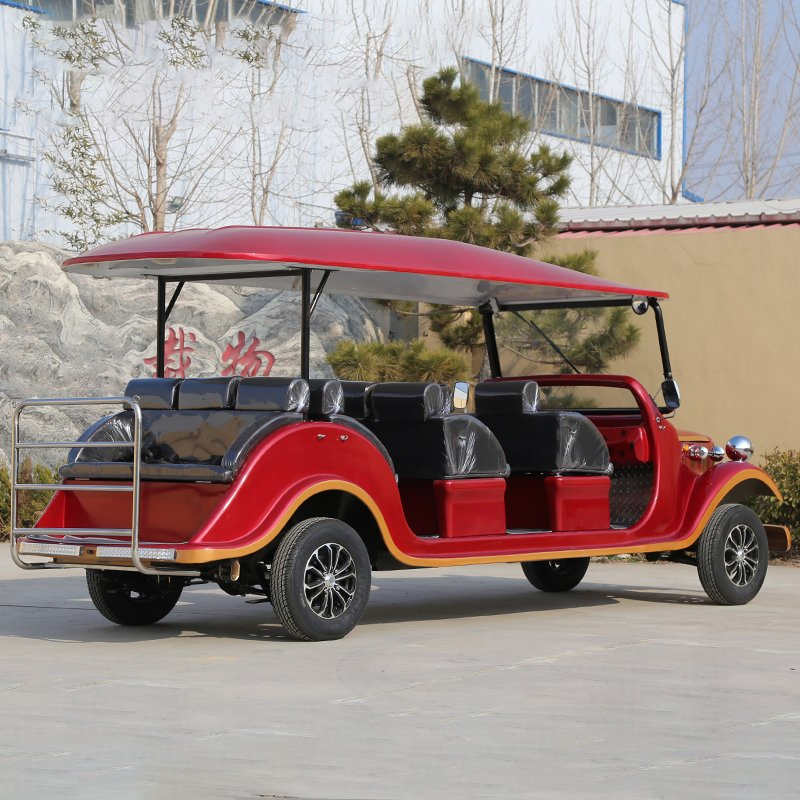 8 Seater Electric Sightseeing Bus Golf Carts Classic Old Vintage Electric Car