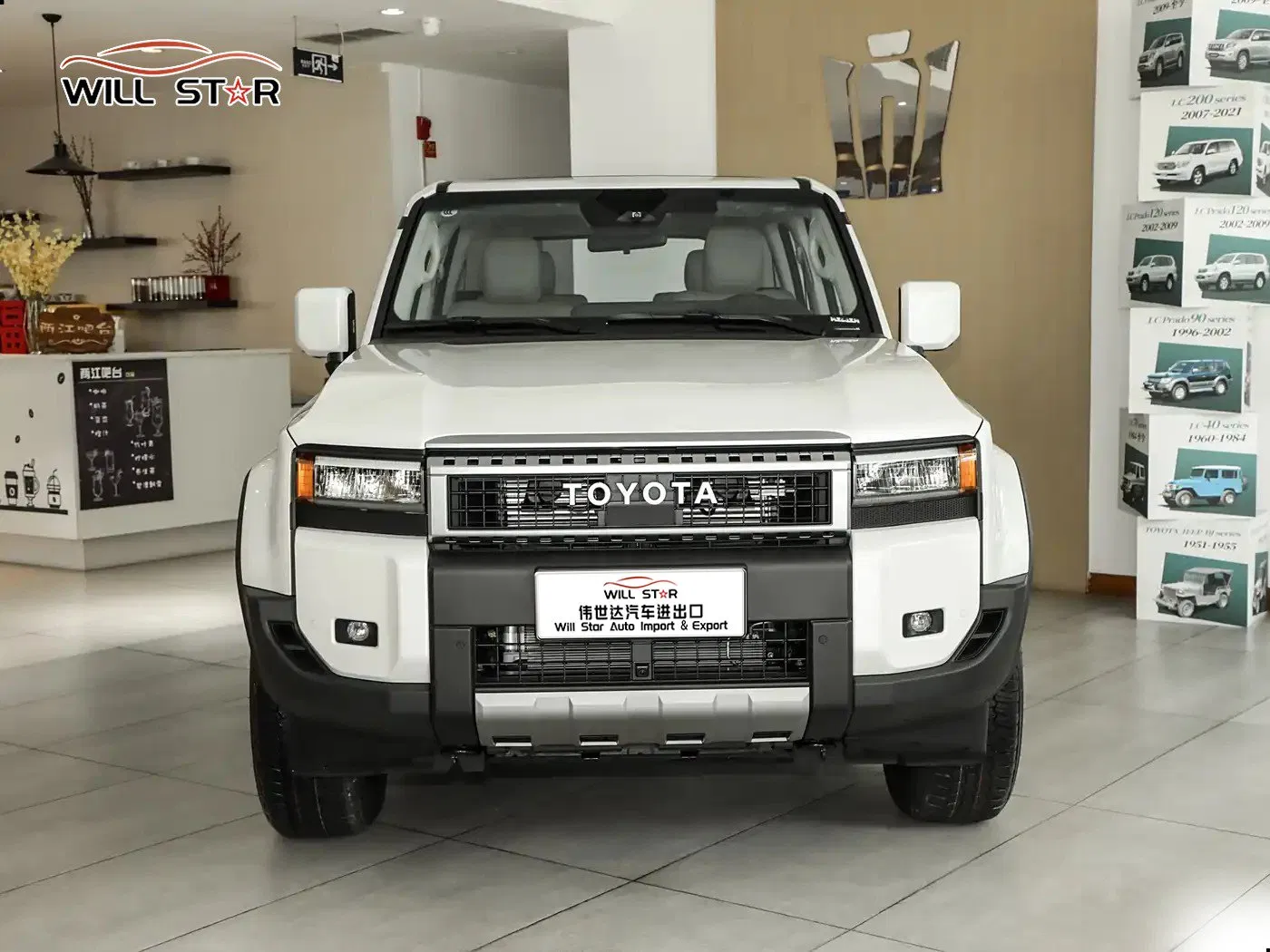 Toyota Land Cruiser Prado Twin-Engine Hybrid SUV used New Car High Speed Automatic off-Road Vehicle