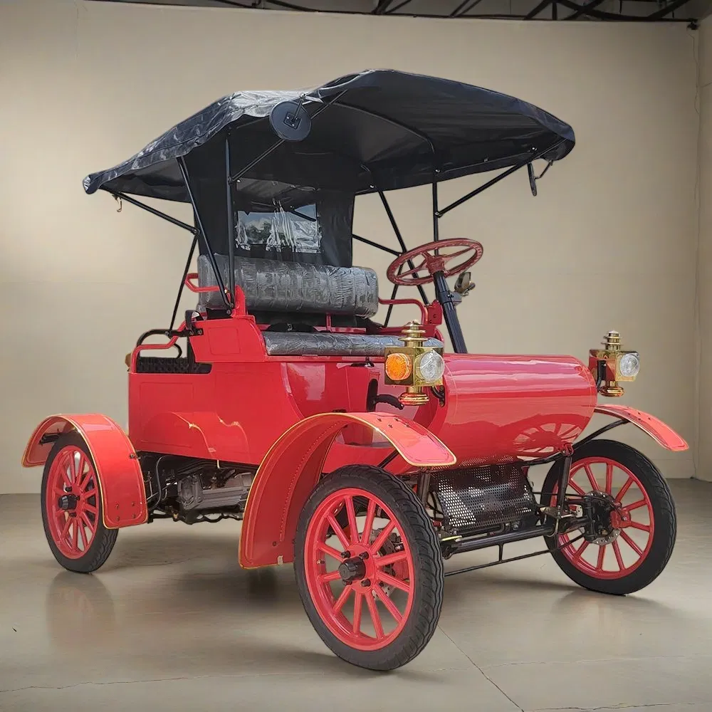 Replica Vintage Electric Car 1903 Style 4 Seater Classic Tourist Sightseeing Vehicle