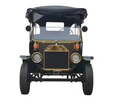 2025 2024 New 5 Seater Classic Electric Vintage Car Operated Classic Electric Sightseeing Car/Bus