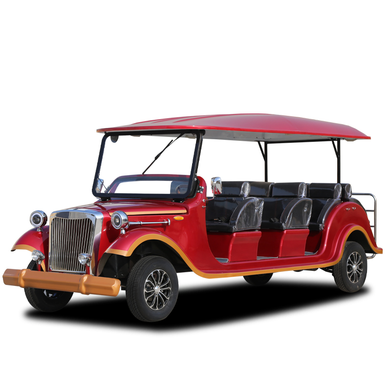 8 Seater Electric Sightseeing Bus Golf Carts Classic Old Vintage Electric Car