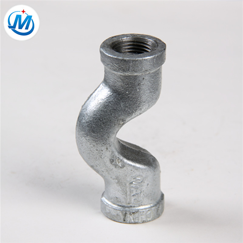 Pipe Fitting Hot Dipped Galvanized Fire Protection Equal Female BS Thread Banded Crossover