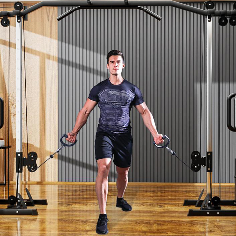 Multi-Station Cable Crossover Functional Trainer for Full Body Workout