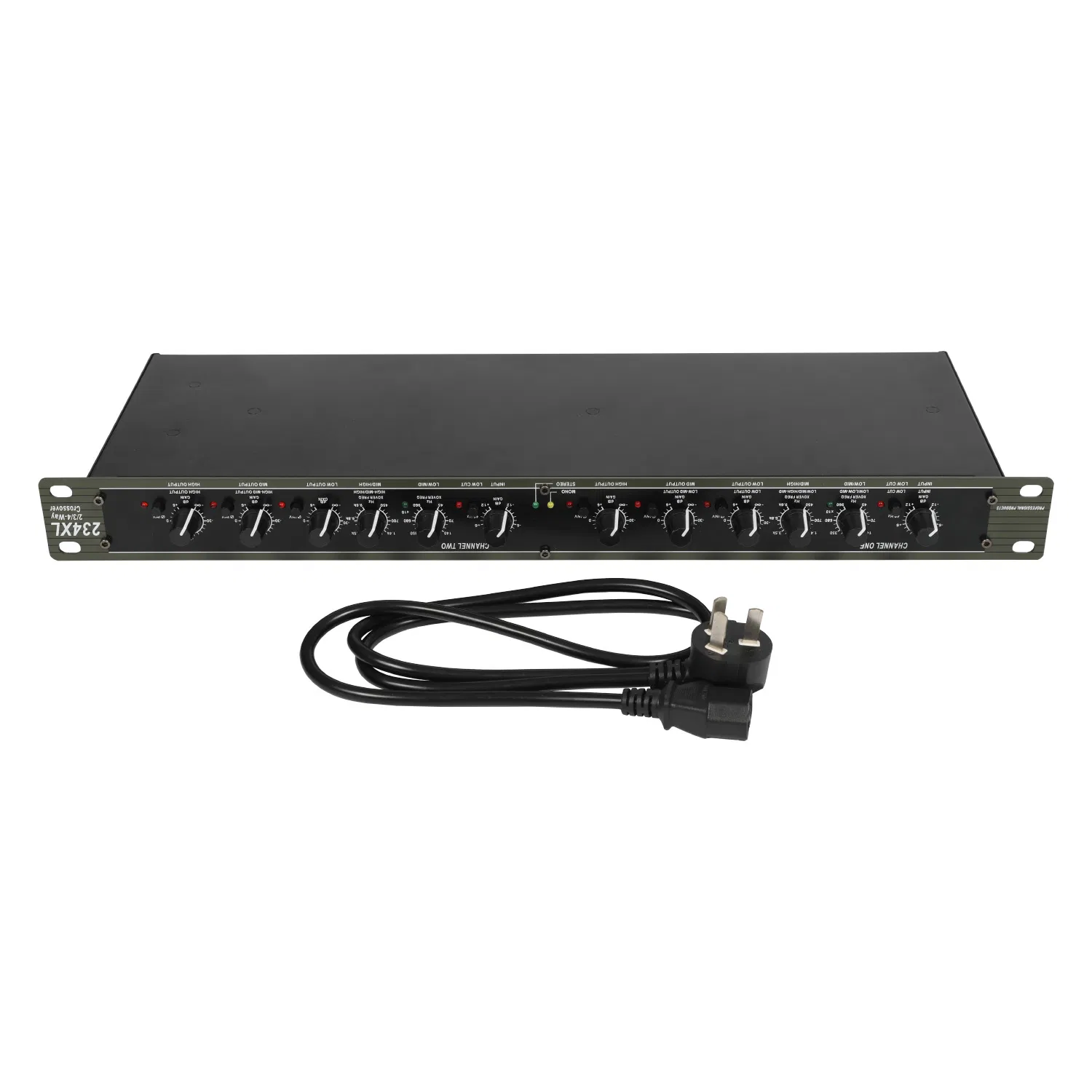 High Speaker Crossovers 2-Channel 3-Way Professional Audio Power Amplifier