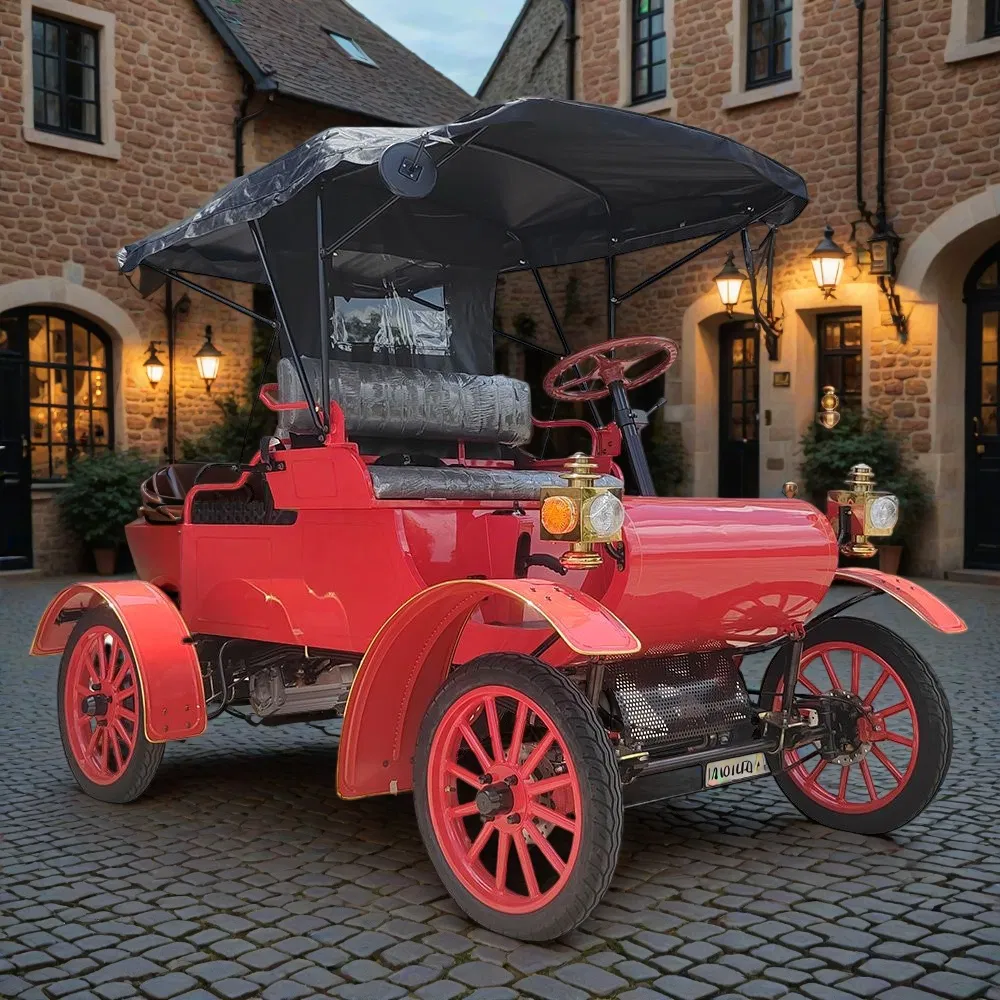 Replica Vintage Electric Car 1903 Style 4 Seater Classic Tourist Sightseeing Vehicle