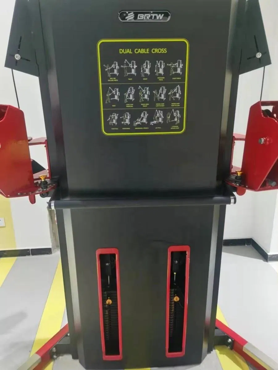 F-Leader Commercial Gym Equipment Dz Line Adjustable Pulley Functional Trainer Dual Cable Crossover Machine