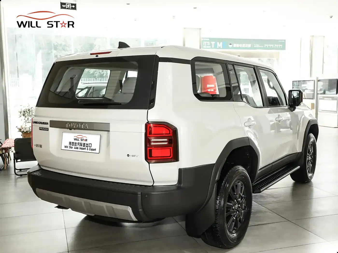 Toyota Land Cruiser Prado Twin-Engine Hybrid SUV used New Car High Speed Automatic off-Road Vehicle