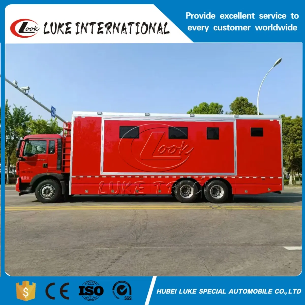 Wild Camper Used off Road Vehicle 6X6 Living Quarters Vehicle Field Camping Vehicle Price