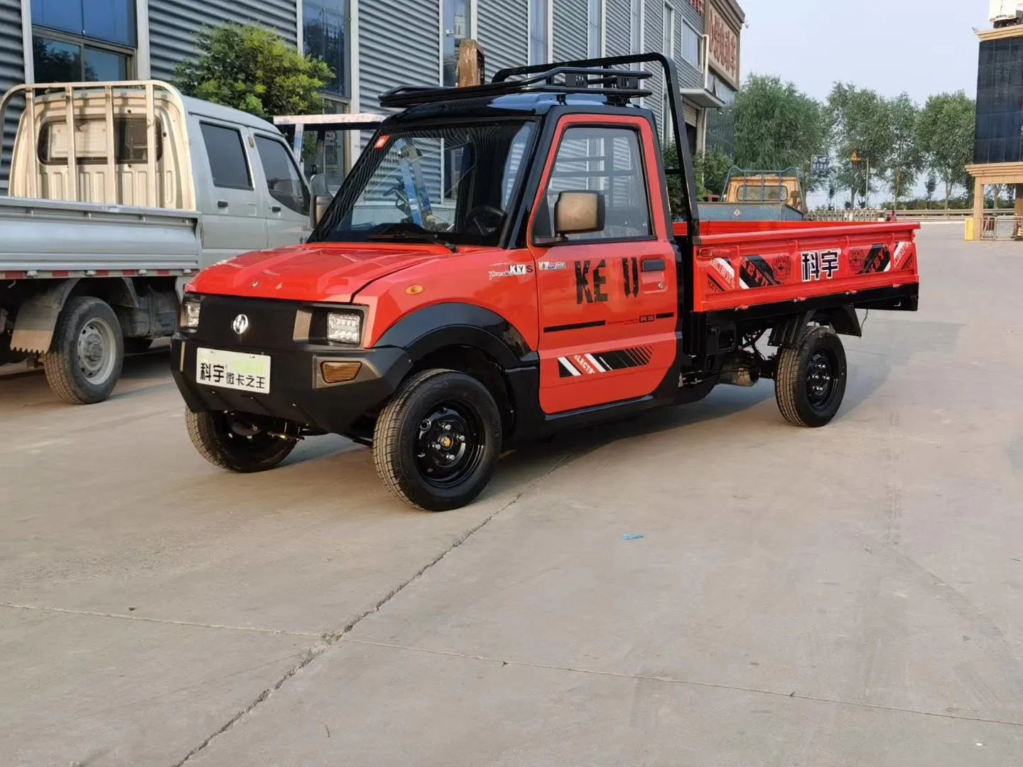 Cheapest Chinese Electric Car EEC Certificated New City Used Pickup and Vans Lithium Battery Truck High Speed Long Mileage