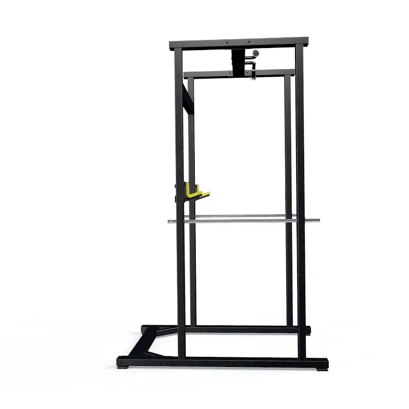 Commercial Power Cage with Cable Crossover System &amp; Weightlifting Attachments for Home Gym