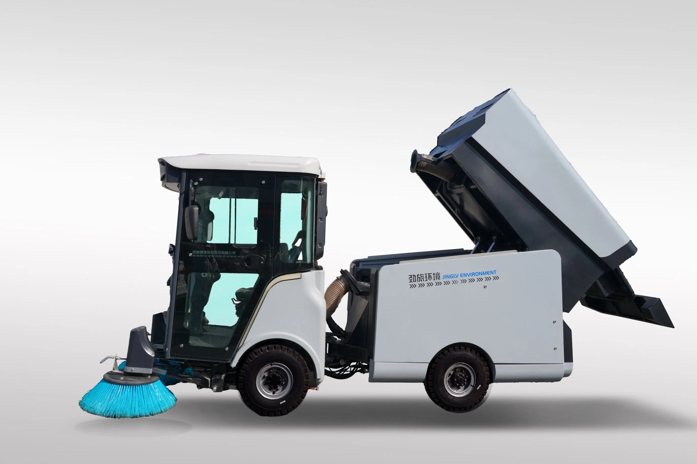 Eco-Friendly Driverless Electric Cleaning Vehicle: Long Battery Life for Industrial &amp; Commercial Areas