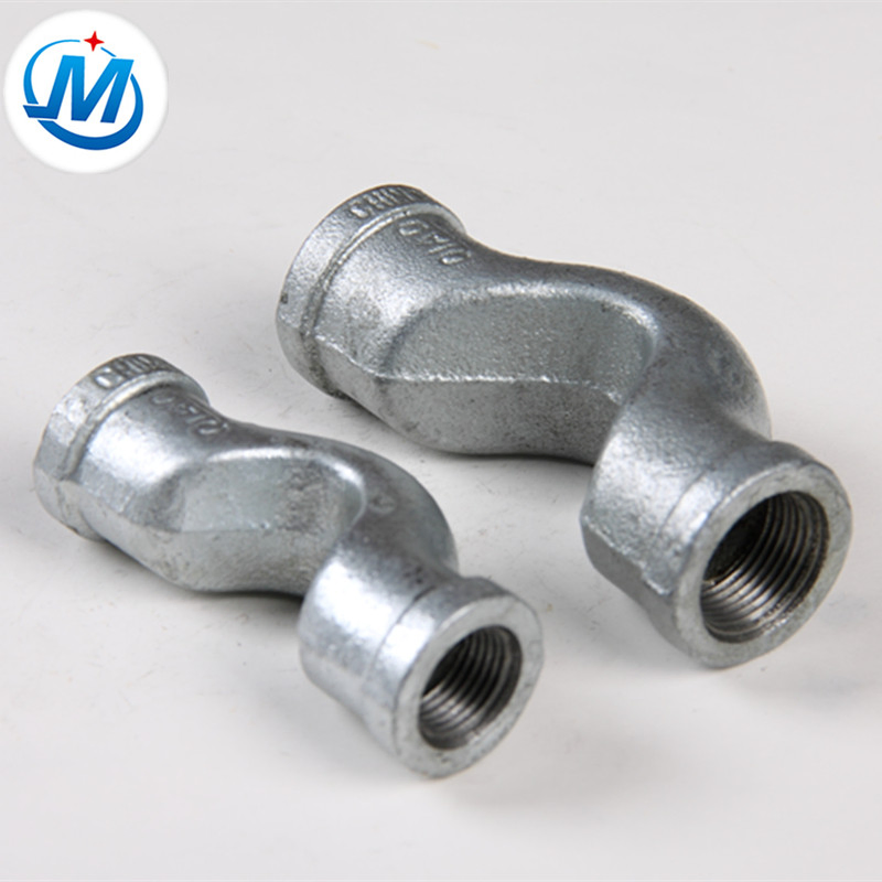 Pipe Fitting Hot Dipped Galvanized Fire Protection Equal Female BS Thread Banded Crossover
