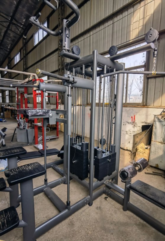 Commercial 5 Stations Multi Gym Crossover &amp; Cable Jungle Group Training