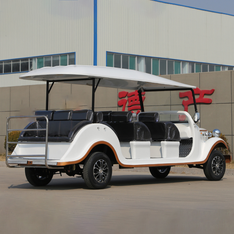 8 Seater Electric Sightseeing Bus Golf Carts Classic Old Vintage Electric Car