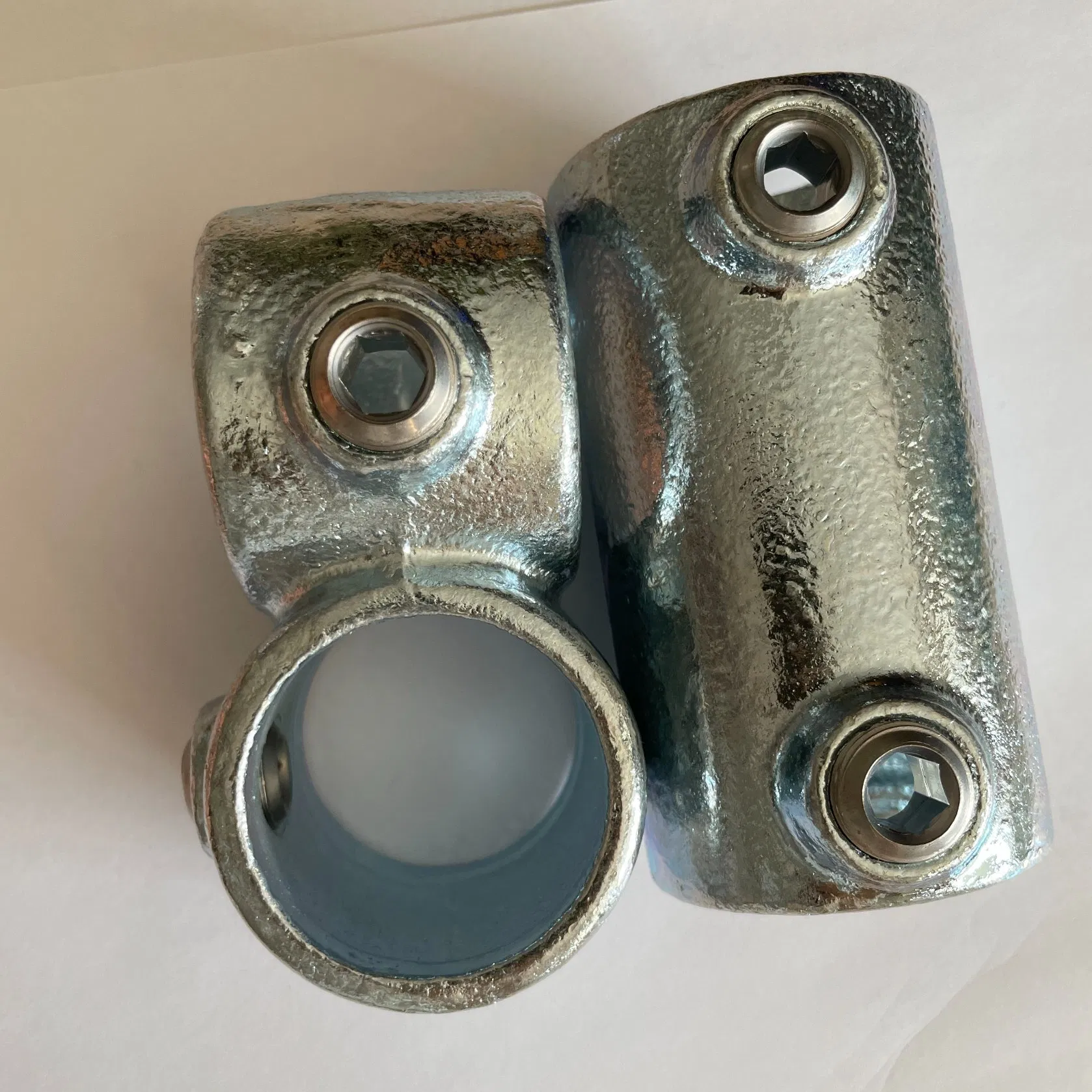 Structural Tube Connectors Pipe Fitting Rail Support Key Clamps Fittings 90 Crossover