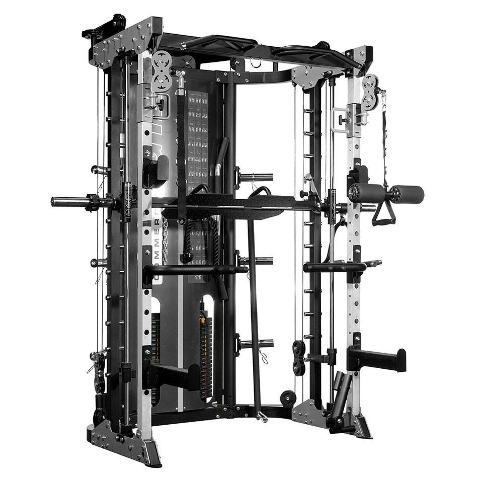 Commercial Home Gym Multi Functional Power Crossover with Smith Squat