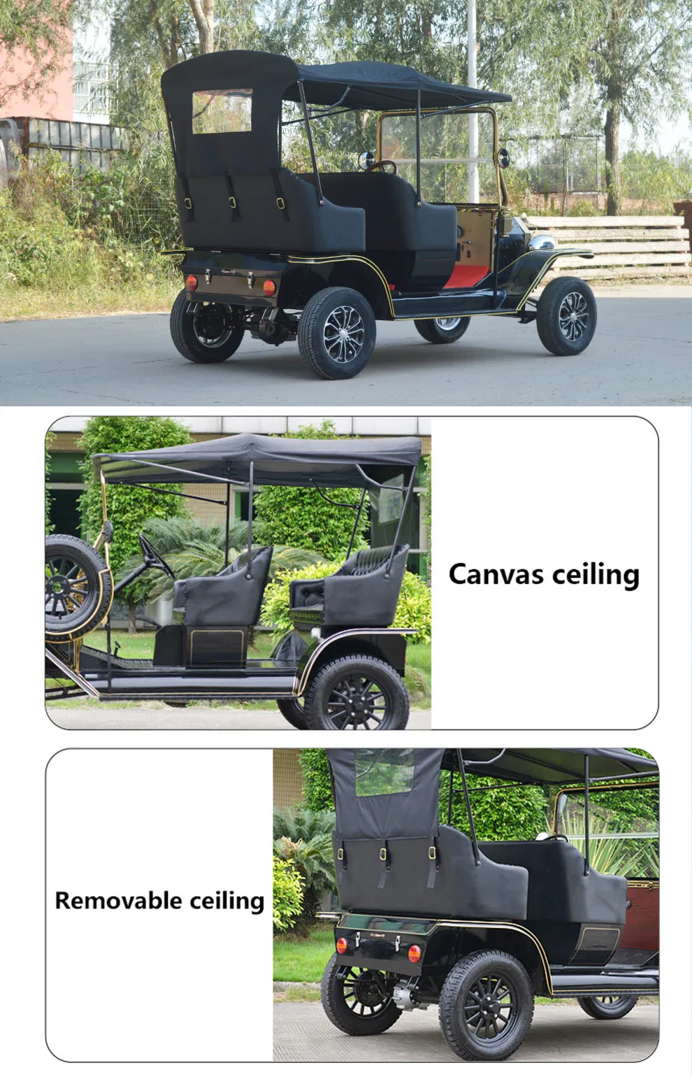 Retro Electric Vintage Car 6