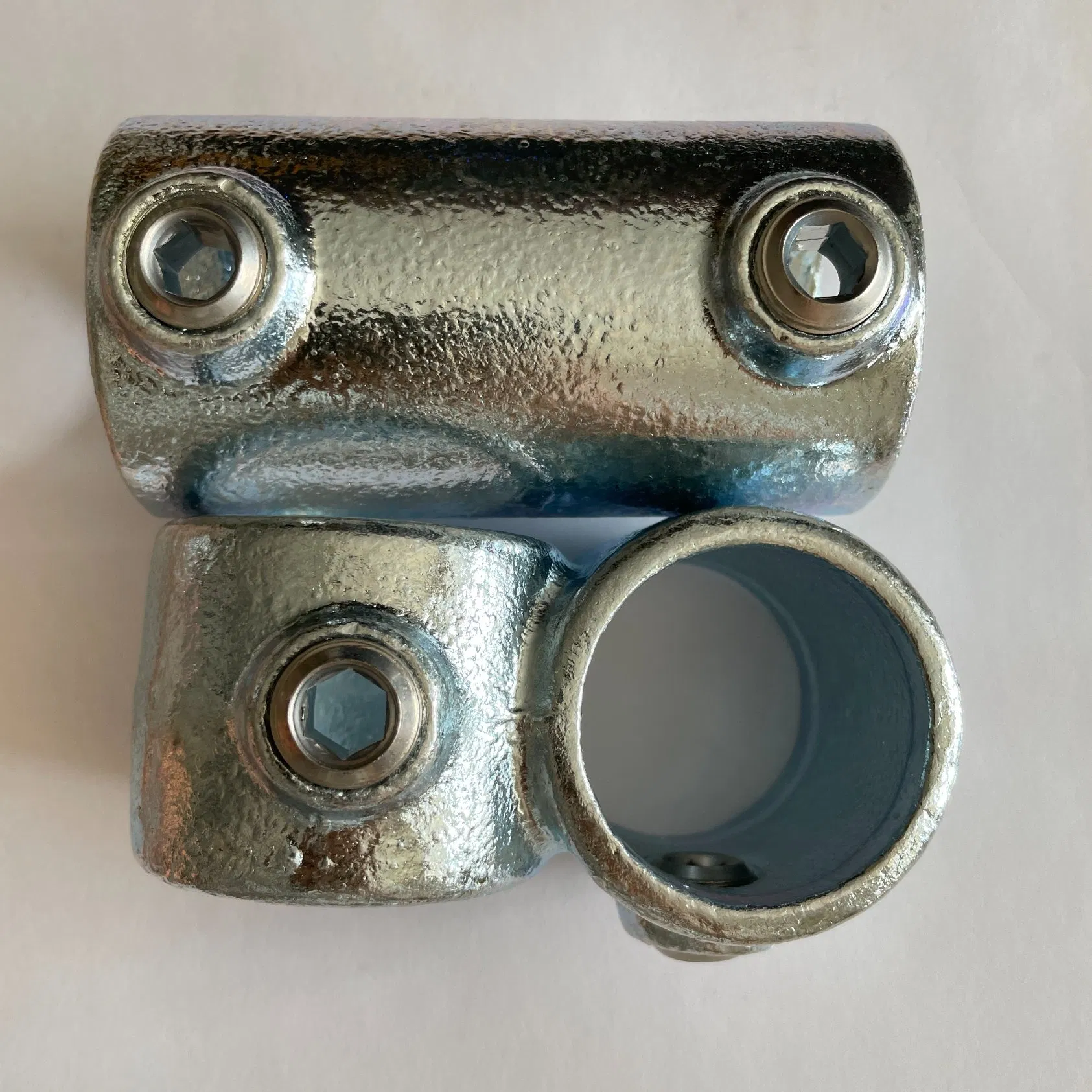 Structural Tube Connectors Pipe Fitting Rail Support Key Clamps Fittings 90 Crossover