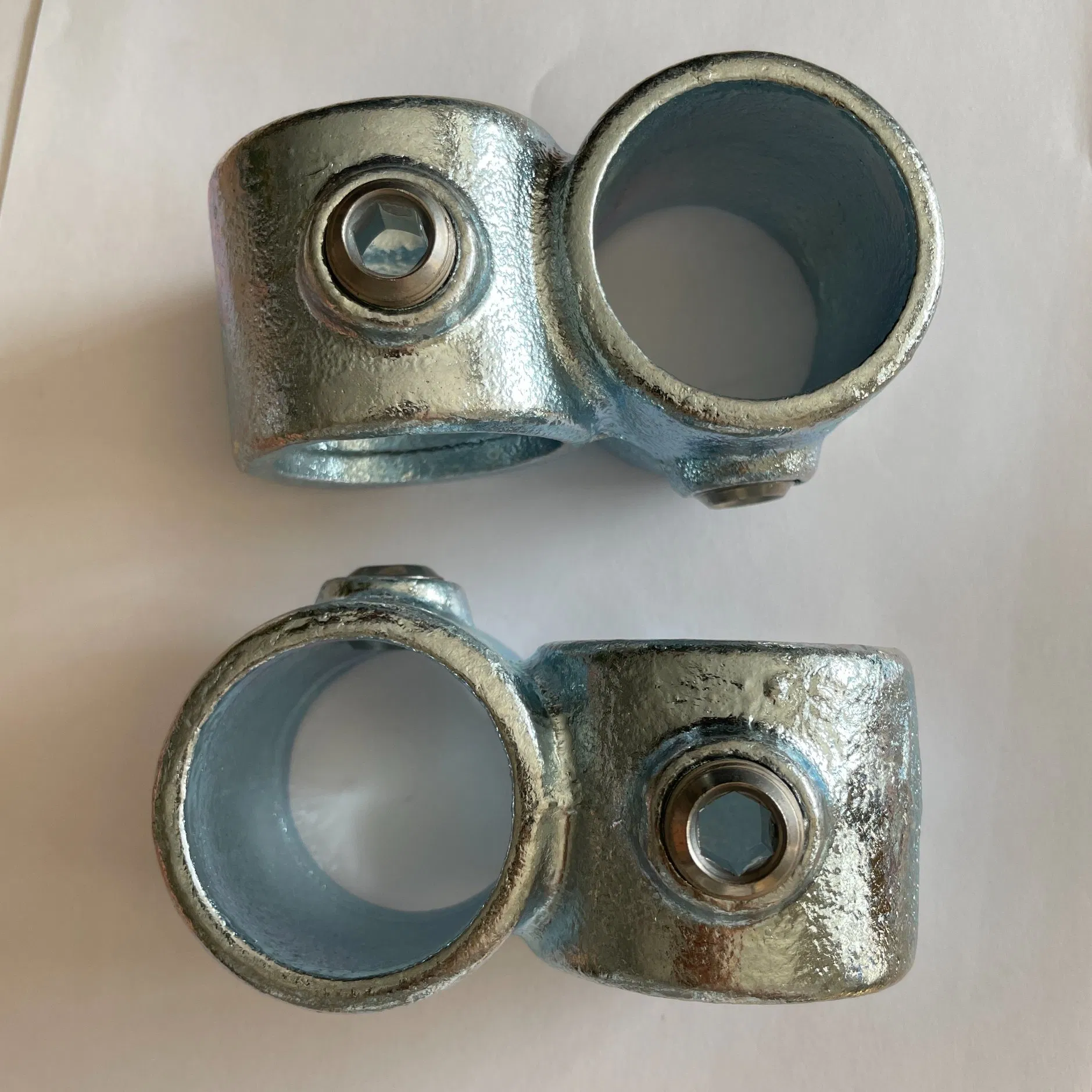 Structural Tube Connectors Pipe Fitting Rail Support Key Clamps Fittings 90 Crossover