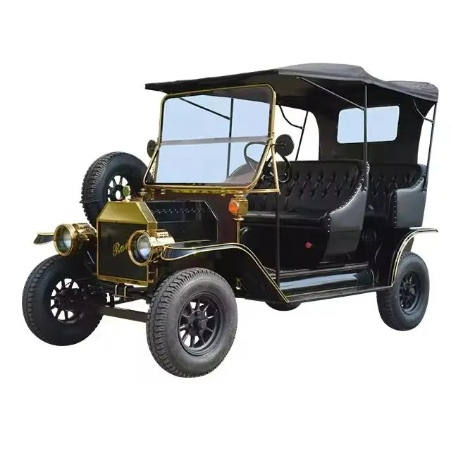 Electric Vintage Car Side View