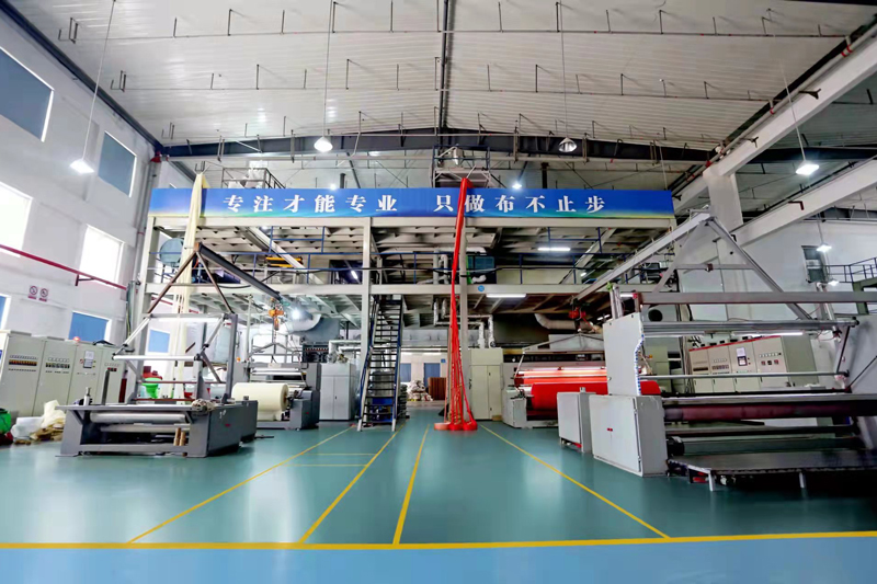 Spunbond nonwoven fabric machinery production line