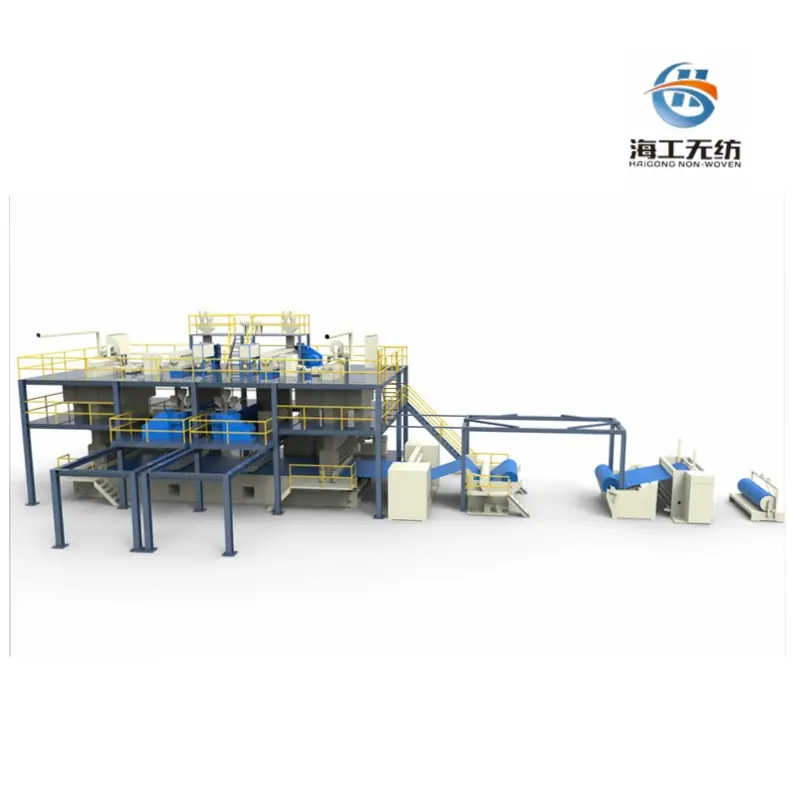 China Spunbond PP Non-Woven Fabric Production Machine Line for Fabric Width 1600/2400/3200MM Supplier, Suppliers