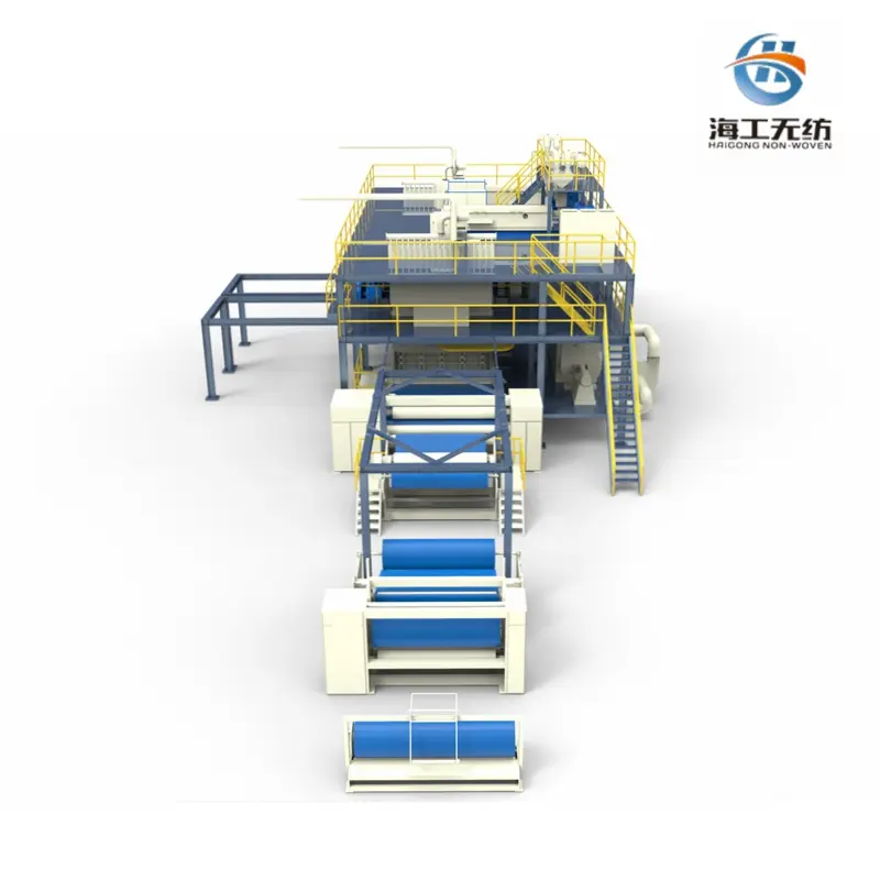 China Hg Spunbond Supplier 1600MM Spunbond Nonwoven Fabric Manufacturing Machine Supplier, Factories