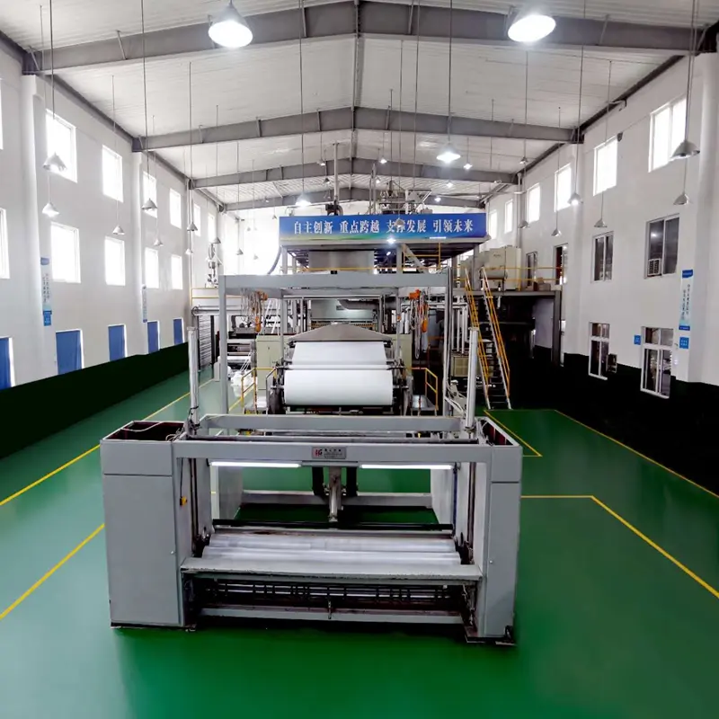 China Spunbonded Nonwoven Fabric Making Machine for Nonwoven Bag Production Supplier, Factory