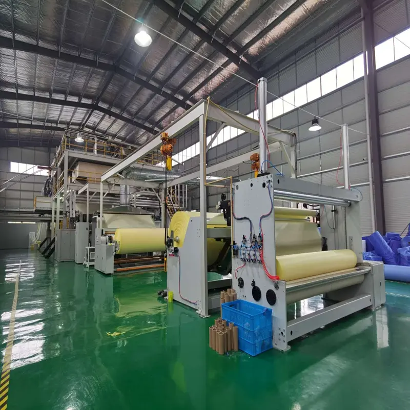 China Polypropylene Spunbonded Nonwoven Manufacturing Machine Line with Turnkey Service Supplier, Factory