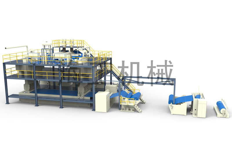 Nonwoven fabric making machine