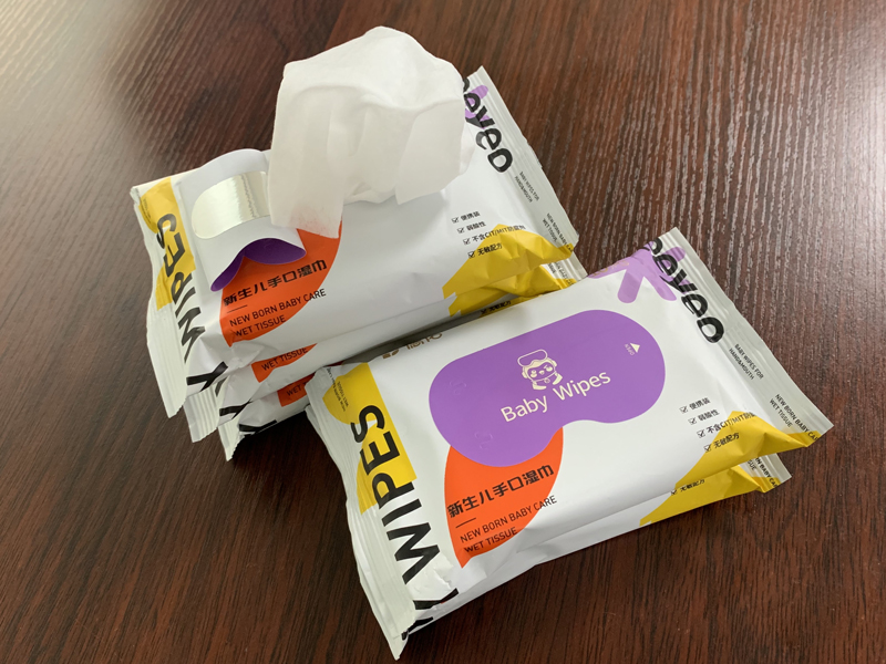Wet wipe packaging sample 1