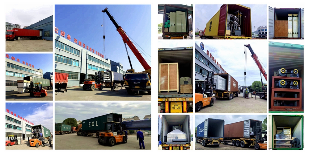 nonwoven machine shipping