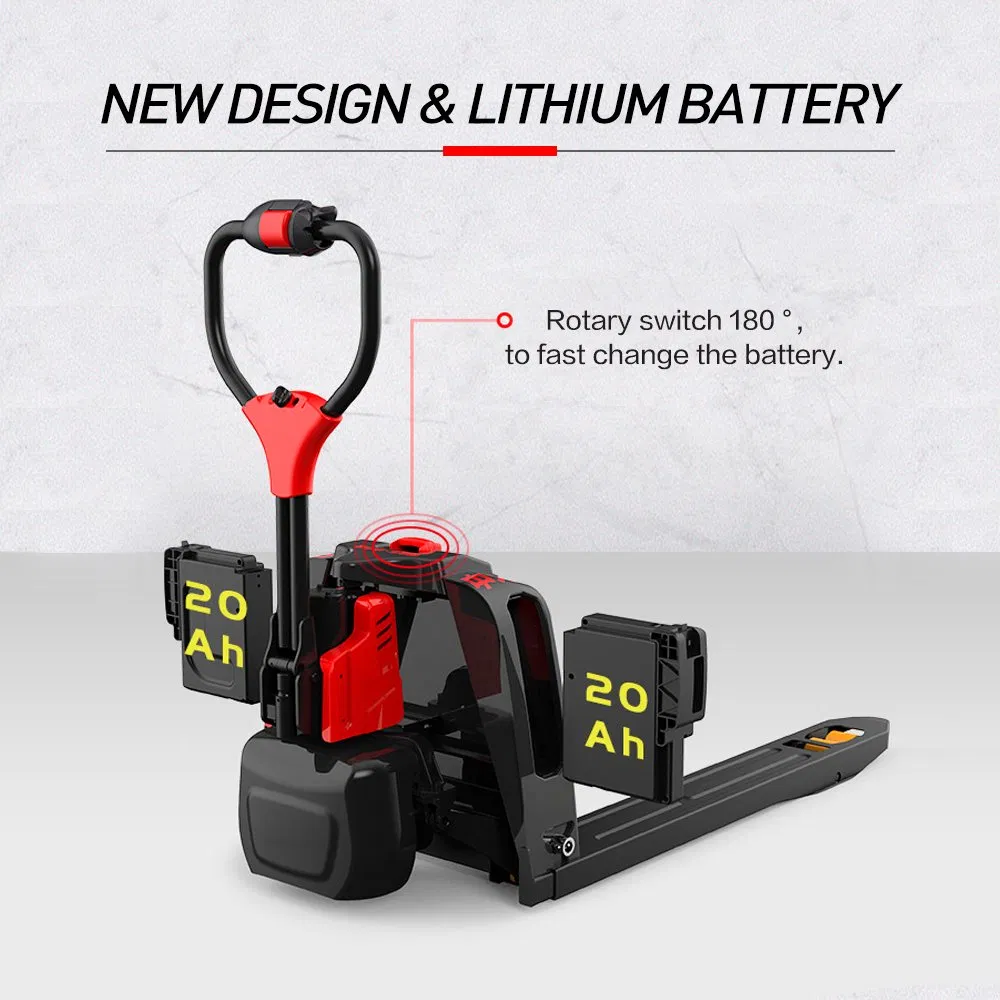 Warehouse Material Handling Equipment Fully Electric Pallet Truck Forklift Jack 1500kg