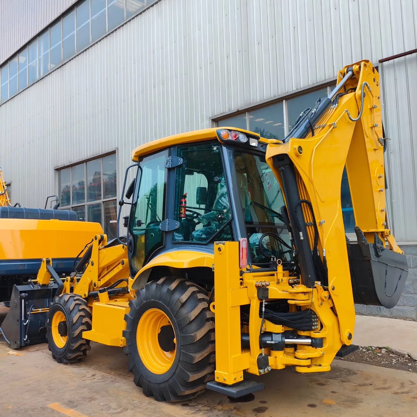Chinese Hydraulic Backhoe Excavator Loader 4X4 Backhoes for Sale
