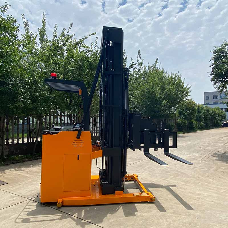 1500kg 10 Meters Electric Vna Trilateral Reach Truck for Sale