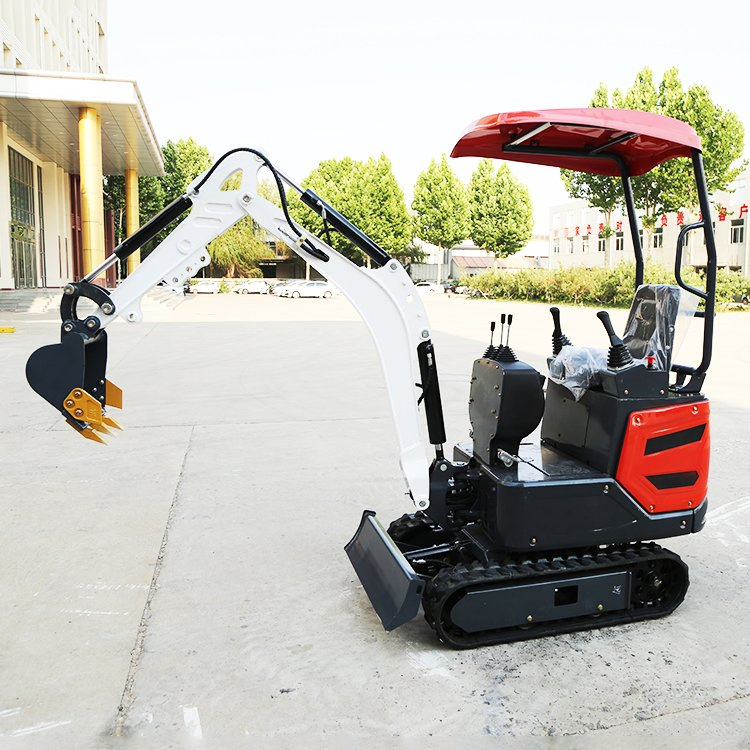 1-3t CE Farm Home Garden Agricultural Micro Wheel Excavation Hook Hydraulic Garden Bagger Digger Mini Backhoe Loader Small Crawler Excavator Mini Excavator