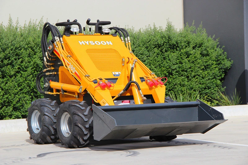 Hysoon Mini Loader 0.2 Ton Skid Steer Loader with Cheap Price Hy380