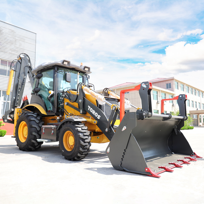 China Factory EPA Engine Wheel Loader Mini Backhoe Excavator Loader Engineering-Construction