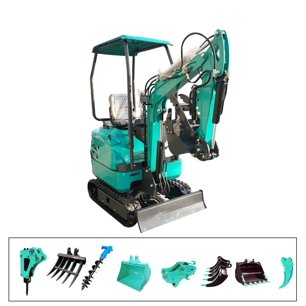 2.5 Ton CE/EPA Crawler/Wheel Mini/Small Compact Hydraulic Backhoe/Digger Engine Machine Farm Garden Crawler Excavator for Sale
