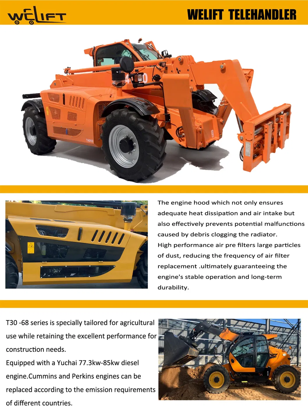 Detailed Telehandler View