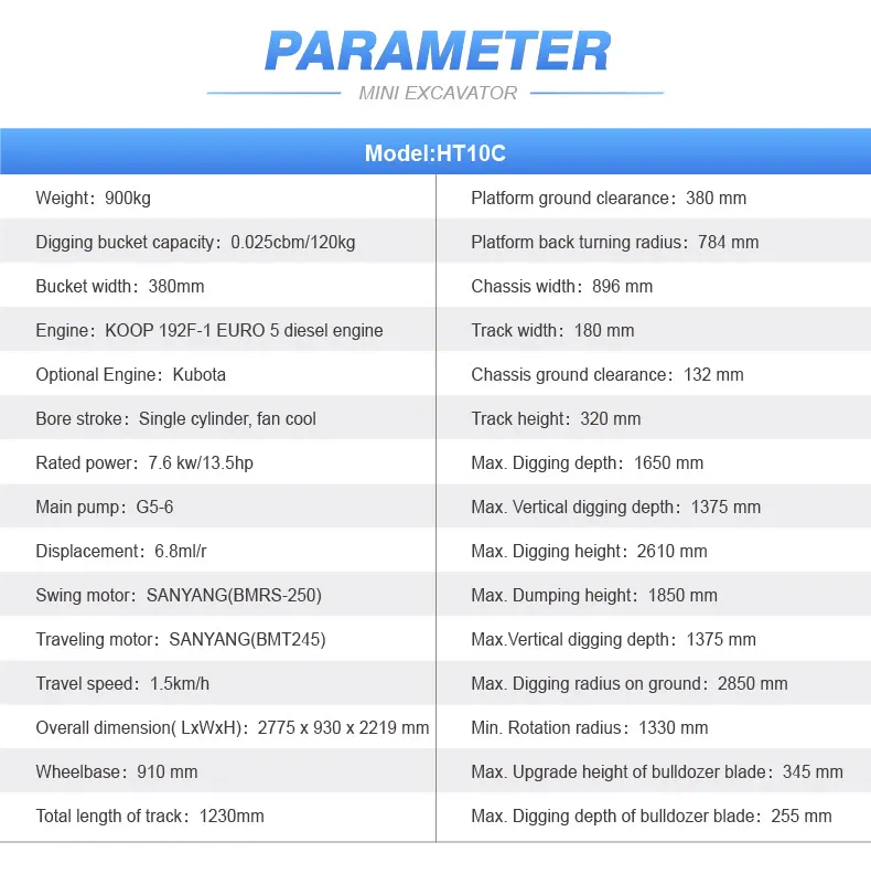 Mini Excavator View 2